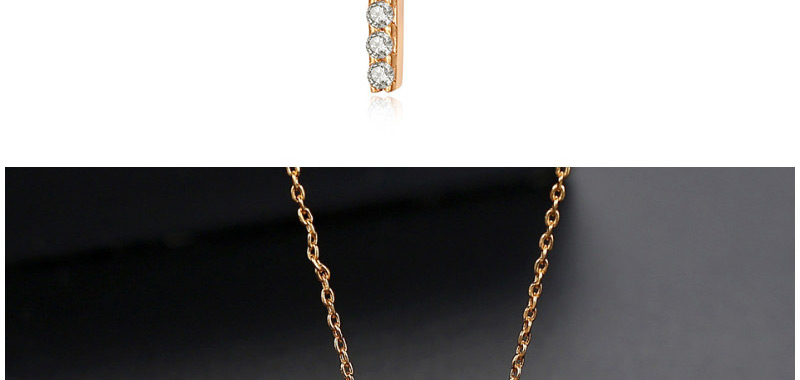 Fashion Champagne+red Vertical Shape Pendant Decorated Necklace,Necklaces