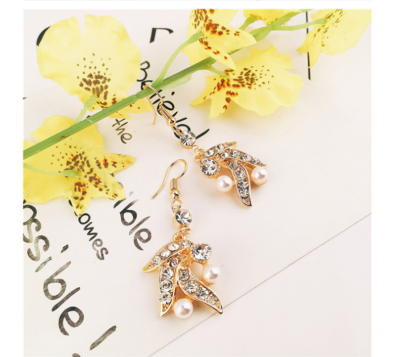 Fashion Yellow Pearls&diamond Decorated Jewelry Sets,Jewelry Sets