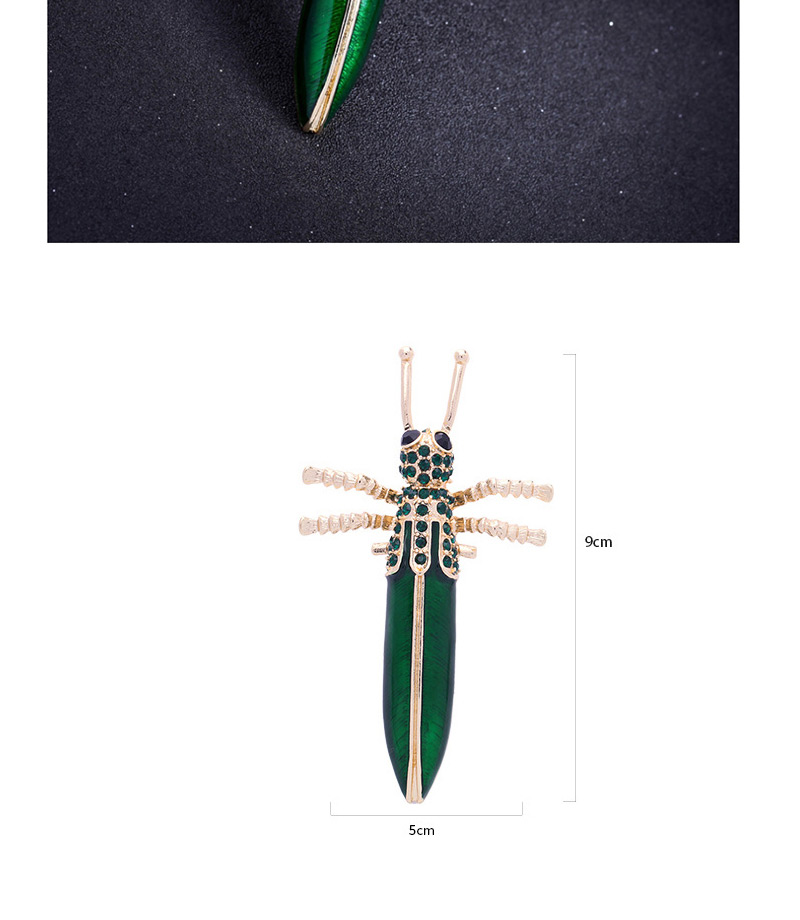 Fashion Green Insect Shape Decorated Simple Brooch,Korean Brooches