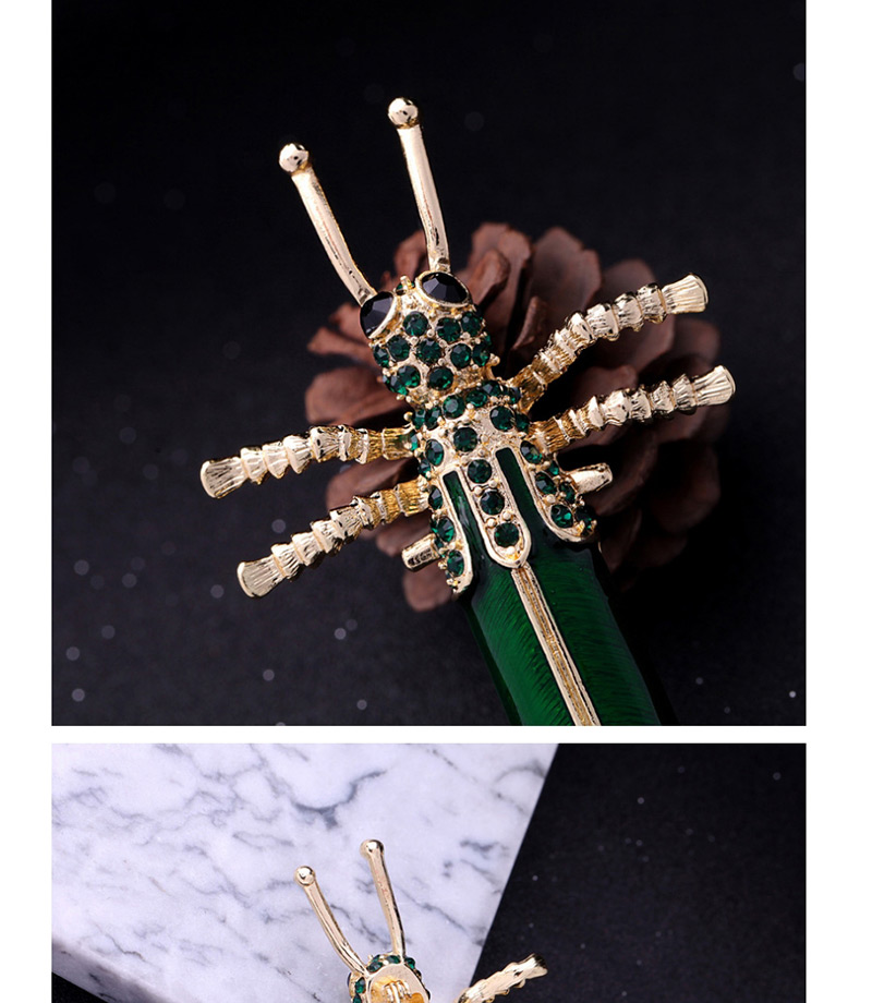 Fashion Green Insect Shape Decorated Simple Brooch,Korean Brooches
