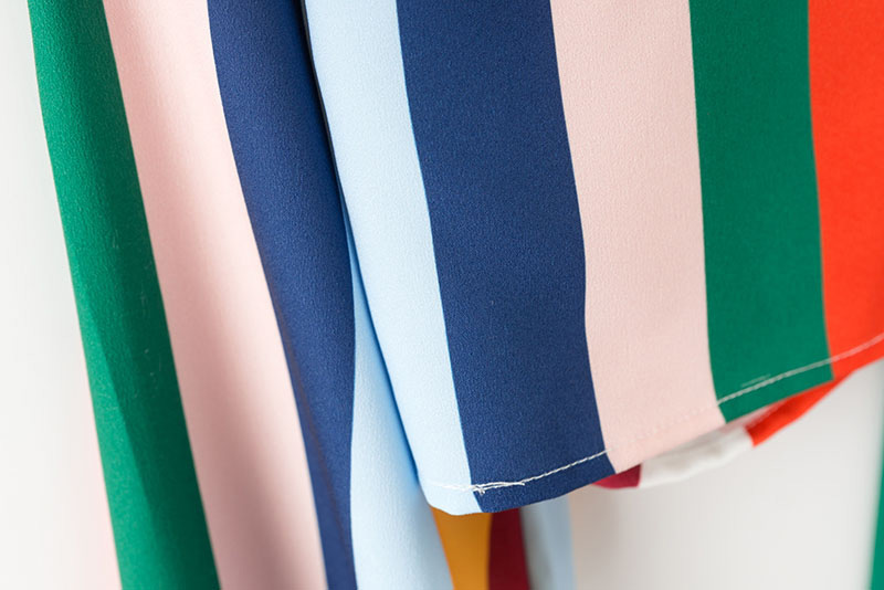 Fashion Multi-color V Neckline Design Long Sleeves Shirt,Blouses