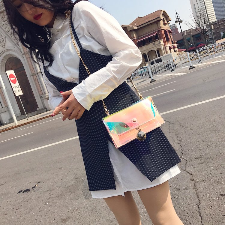 Fashion Multi-color Round Shape Decorated Square Shape Bag,Messenger bags