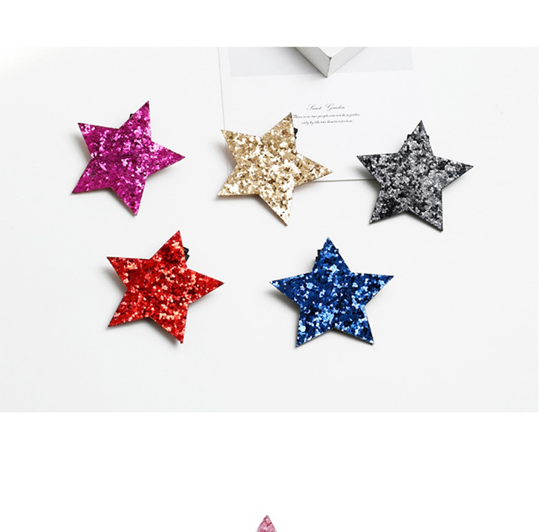 Lovely Purple Star Shape Decorated Baby Hair Clip,Kids Accessories
