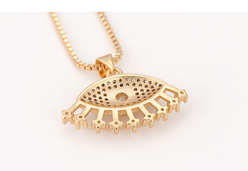 Fashion Gold Color Eyes Pendant Decorated Necklace,Necklaces