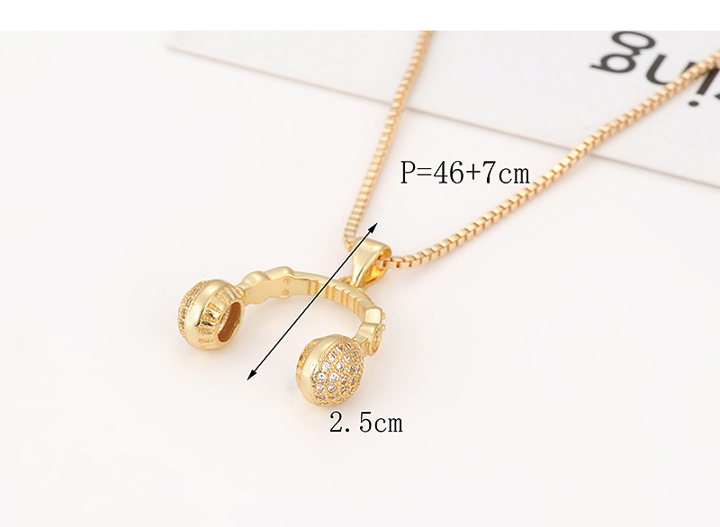 Fashion Silver Color Headset Pendant Decorated Necklace,Necklaces