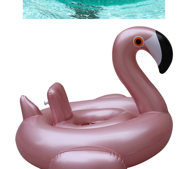 Trendy Pink Flamingo Shape Design Baby Swimming Ring,Swim Rings
