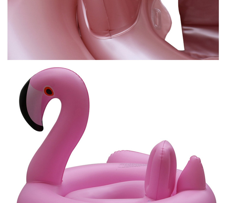 Trendy Dark Red Flamingo Shape Design Baby Swimming Ring,Swim Rings