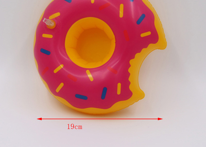 Trendy Red Doughnut Shape Design Cup Holder,Beach accessories