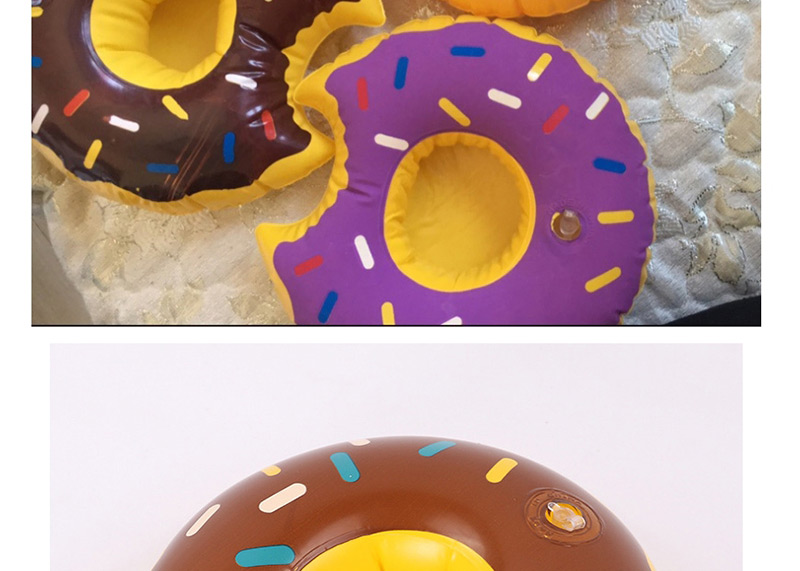 Trendy Purple Doughnut Shape Design Cup Holder,Beach accessories