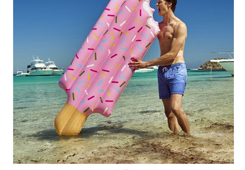 Trendy Pink Ice Cream Shape Design Swimming Floats,Swim Rings