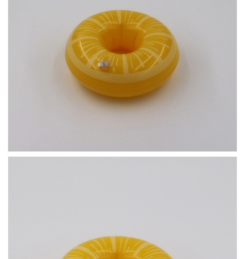 Trendy Yellow Lemon Pattern Design Cup Holder,Beach accessories