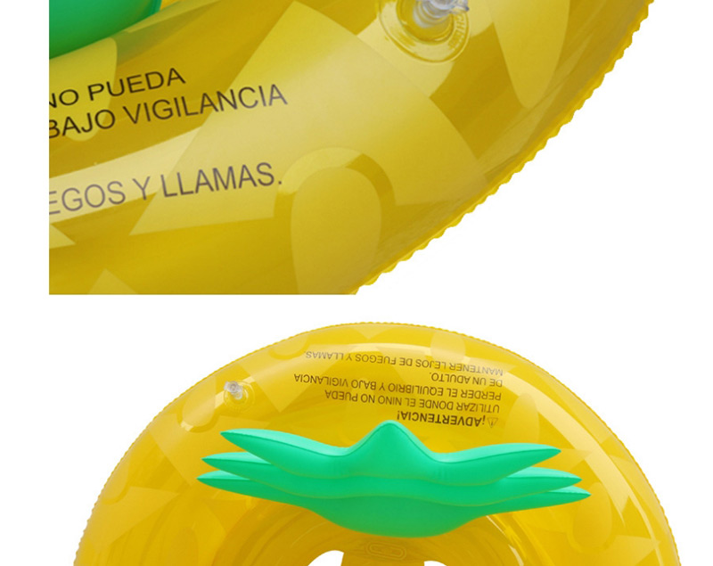 Trendy Yellow Pineapple Shape Design Baby Swimming Ring,Swim Rings