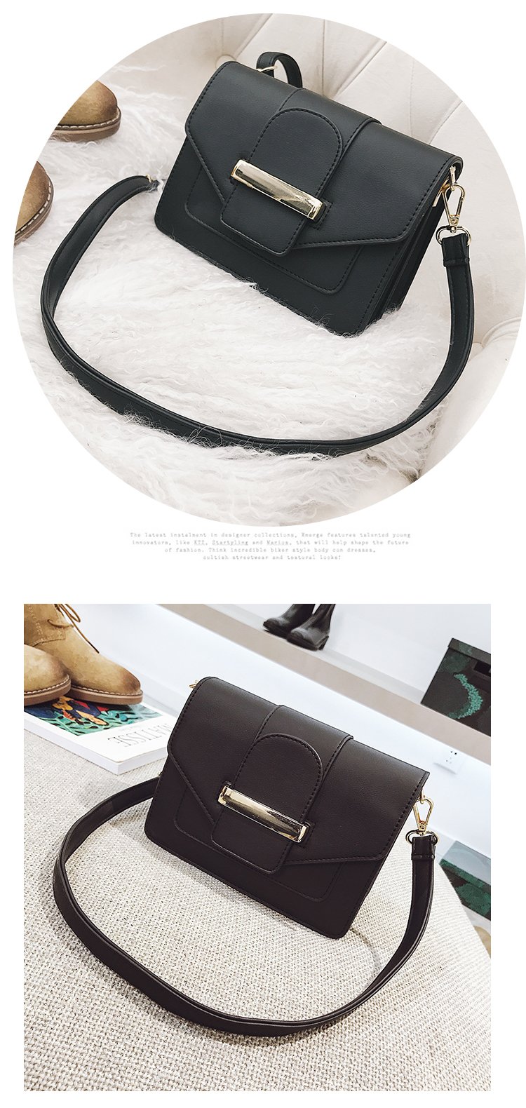 Fashion Red Square Shape Design Pure Color Bag,Messenger bags
