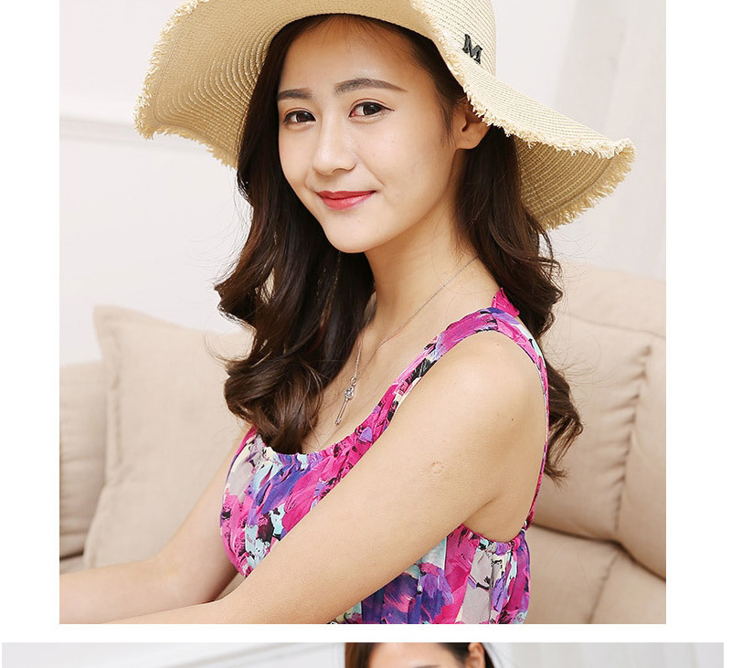 Fashion Khaki Pearl Decorated Hat,Sun Hats