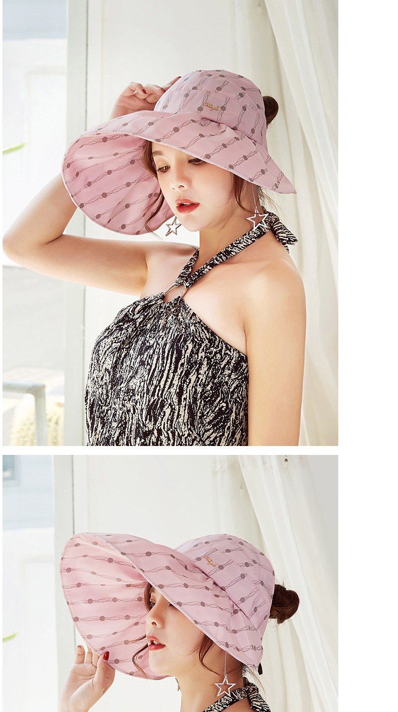 Fashion Pink Dots Pattern Decorated Hat,Sun Hats