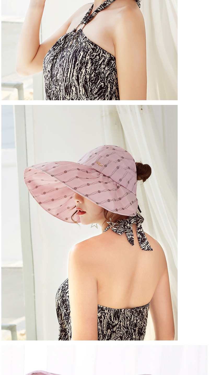 Fashion Purple Dots Pattern Decorated Hat,Sun Hats
