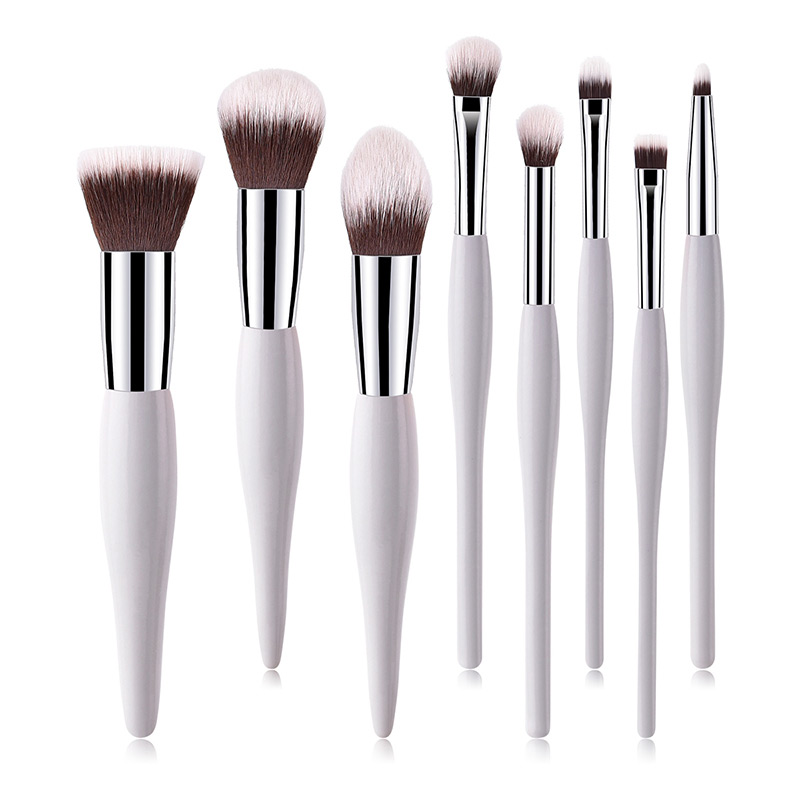 Fashion White Round Shape Decorated Makeup Brush,Beauty tools