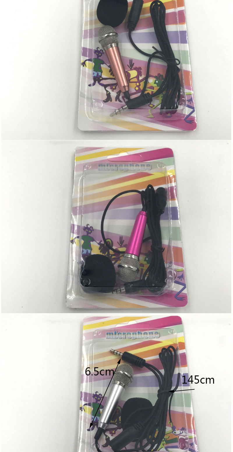Fashion Silver Color Pure Color Decorated Microphone(apply To Andrews&iphone),Household goods