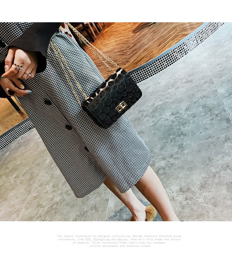 Fashion Black Pure Color Decorated Bag,Messenger bags