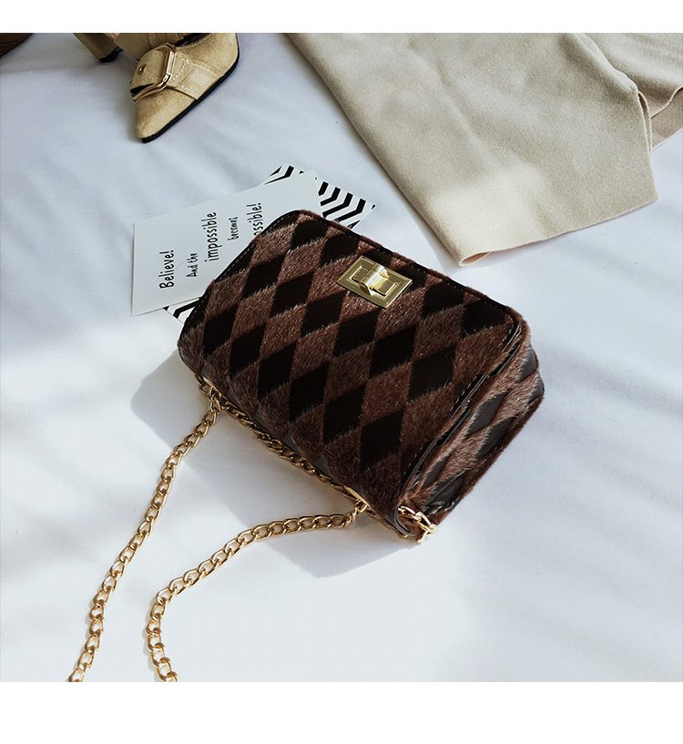 Fashion Brown Pure Color Decorated Bag,Messenger bags