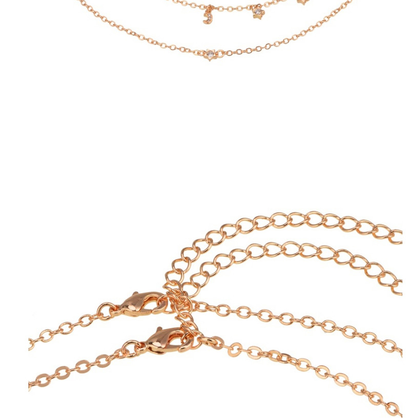 Fashion Gold Color Star Shape Design Pure Color Necklace,Pendants