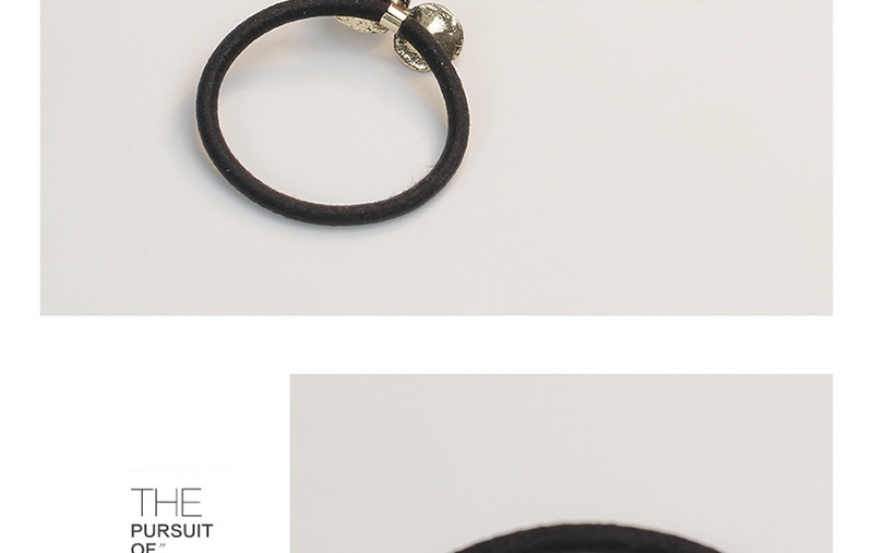 Fashion Black Round Shape Decorated Hairband,Hair Ring
