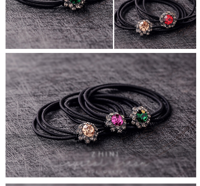 Fashion Red Round Shape Decorated Hairband,Hair Ring