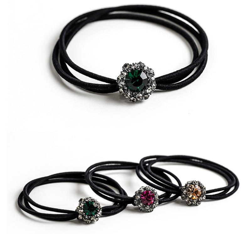 Fashion Green Round Shape Decorated Hairband,Hair Ring