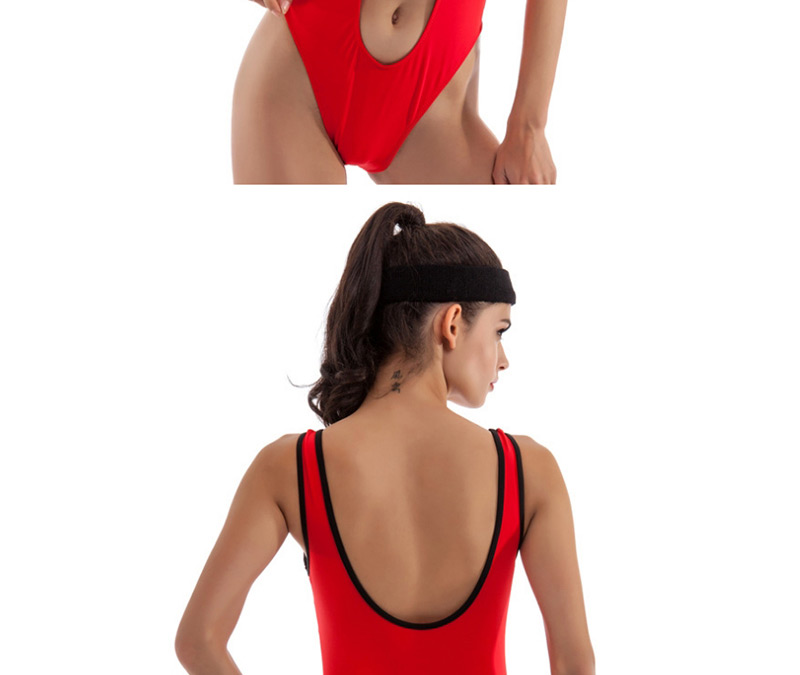 Sexy Red Hollow Out Design Swimwear,One Pieces