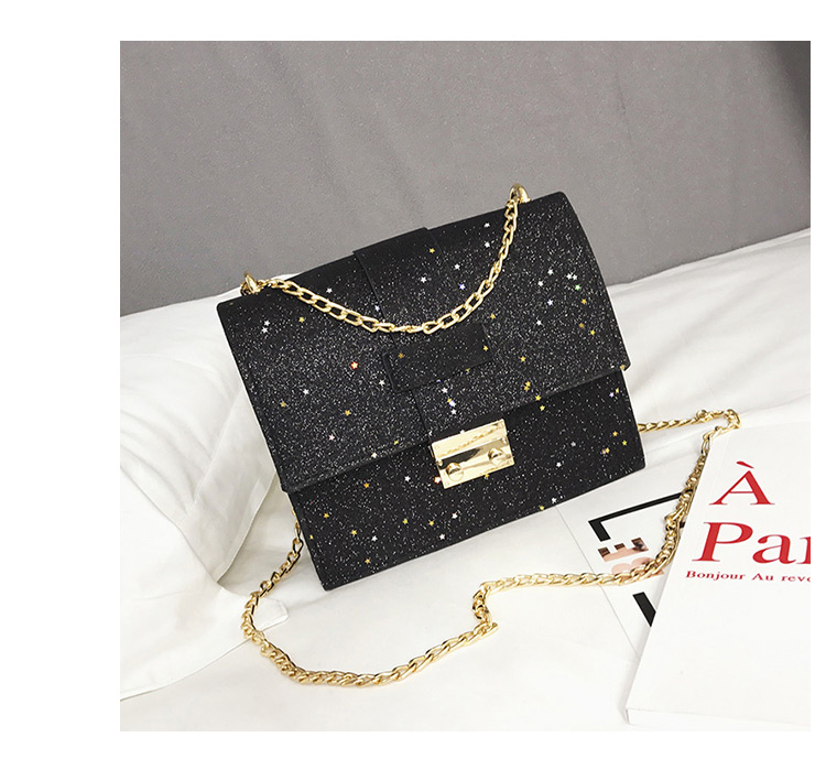 Fashion Black Paillette Decorated Bag,Shoulder bags
