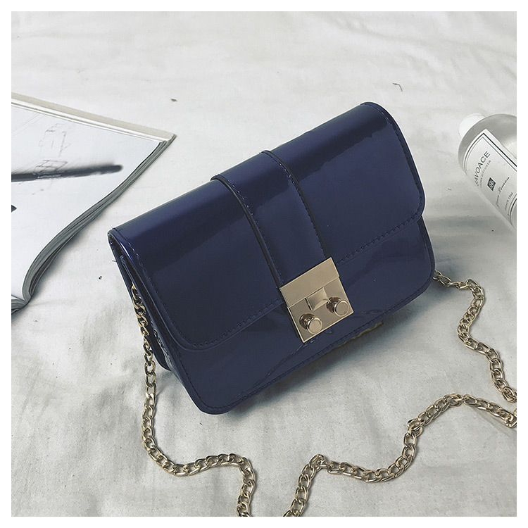 Fashion Blue Belt Buckle Decorated Bag,Shoulder bags