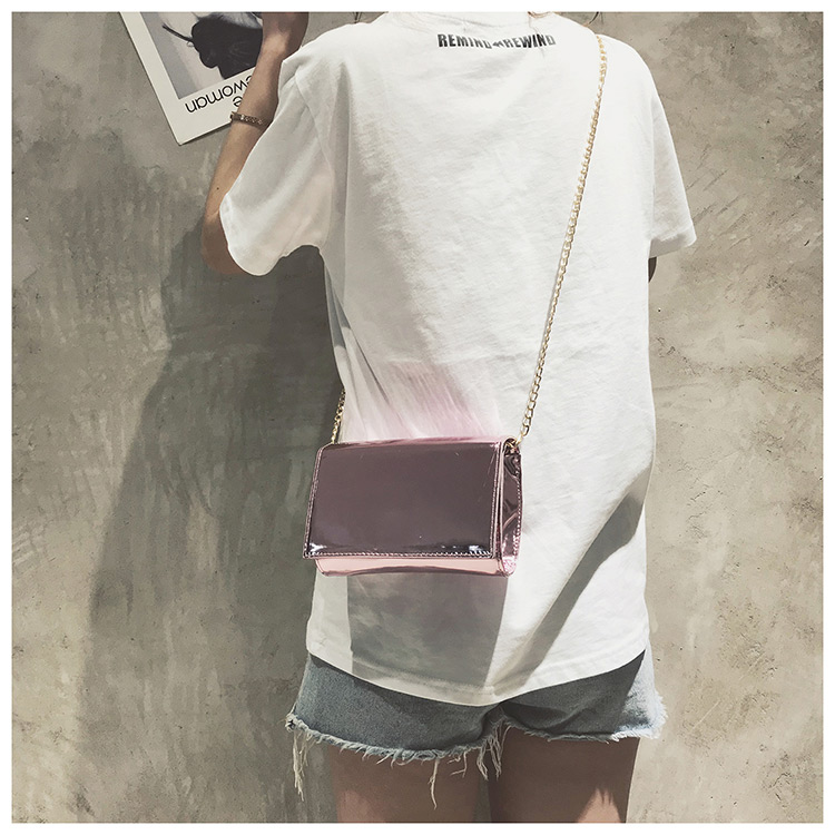 Fashion Purple Square Shape Decorated Bag,Shoulder bags