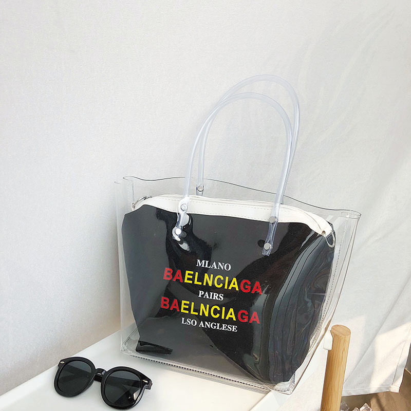 Fashion Black Letter Pattern Decorated Shoulder Bag,Messenger bags