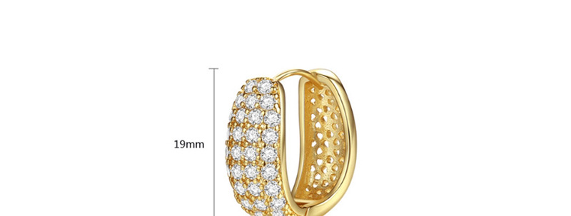 Fashion Gold Color Full Diamond Decorated Earrings,Rings