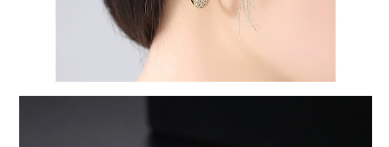 Fashion Gold Color Full Diamond Decorated Earrings,Rings