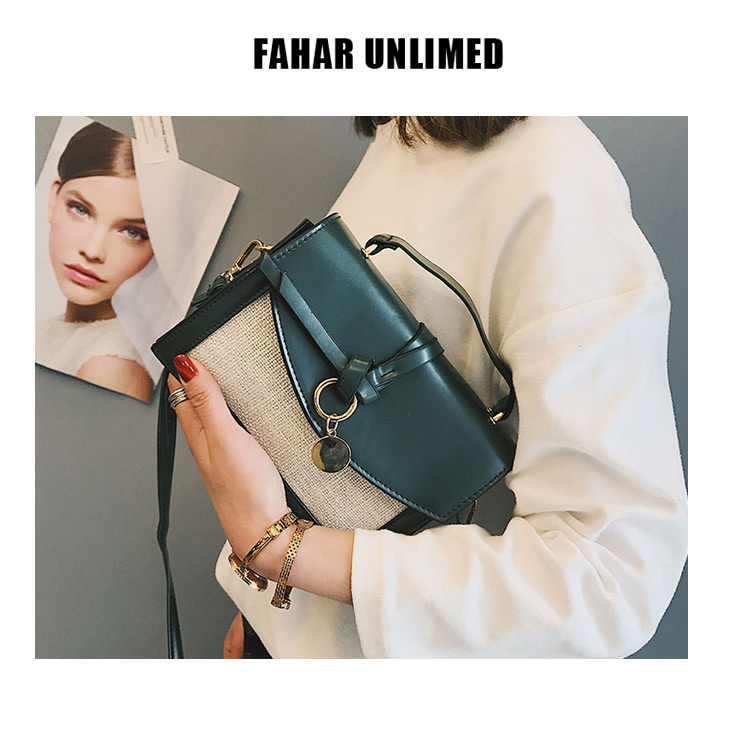 Fashion Brown Round Shape Decorated Bag,Handbags
