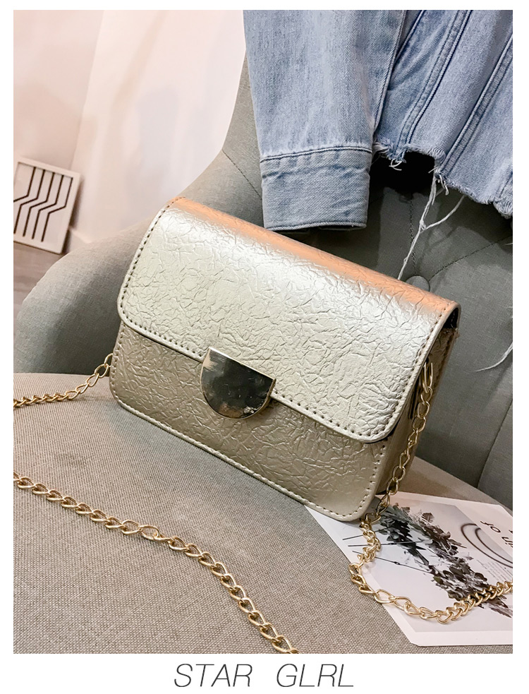 Fashion Champagne Pure Color Decorated Bag,Shoulder bags
