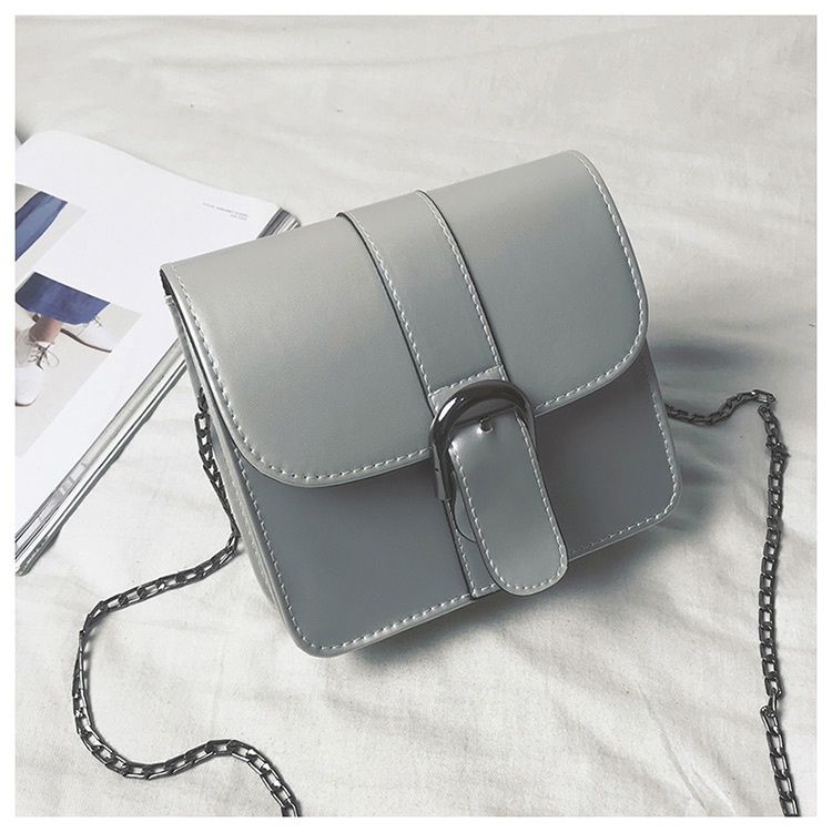 Fashion Silver Color Belt Buckle Decorated Bag,Shoulder bags