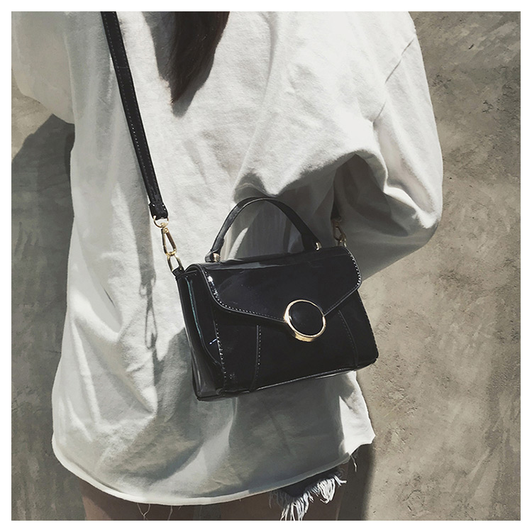 Fashion Black Round Shape Decorated Bag,Shoulder bags