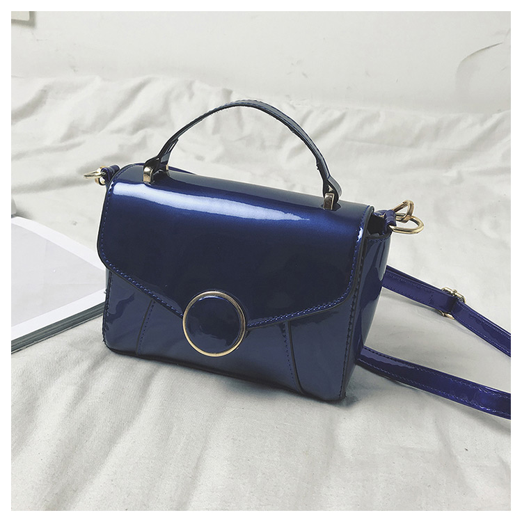 Fashion Sapphire Blue Round Shape Decorated Bag,Shoulder bags