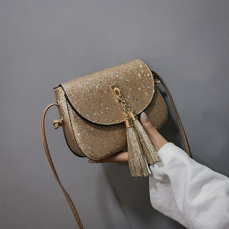 Fashion Gold Color Tassel Decorated Bag,Shoulder bags