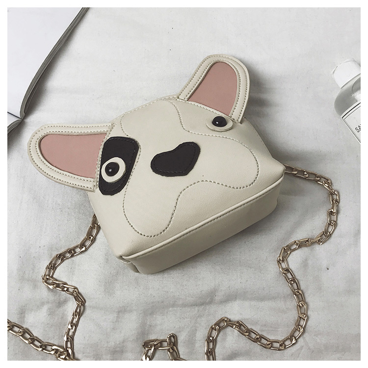 Fashion Beige Dog Shape Design Bag,Shoulder bags