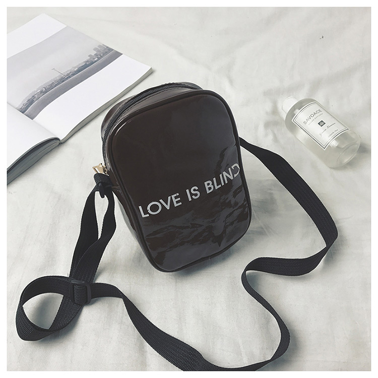Fashion Black Letter Pattern Decorated Bag,Shoulder bags
