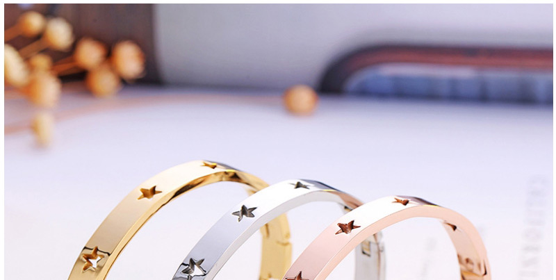 Fashion Silver Color Star Shape Decorated Bracelet,Bracelets