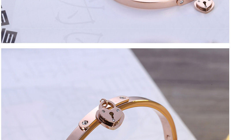 Fashion Silver Color Lock Shape Decorated Bracelet,Bracelets