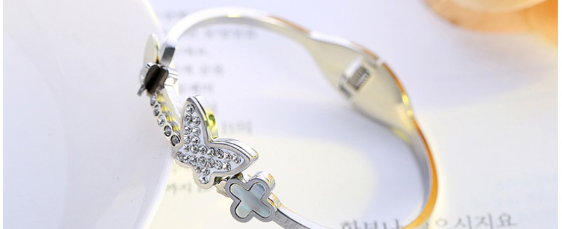 Fashion Gold Color Butterfly Shape Decorated Bracelet,Bracelets