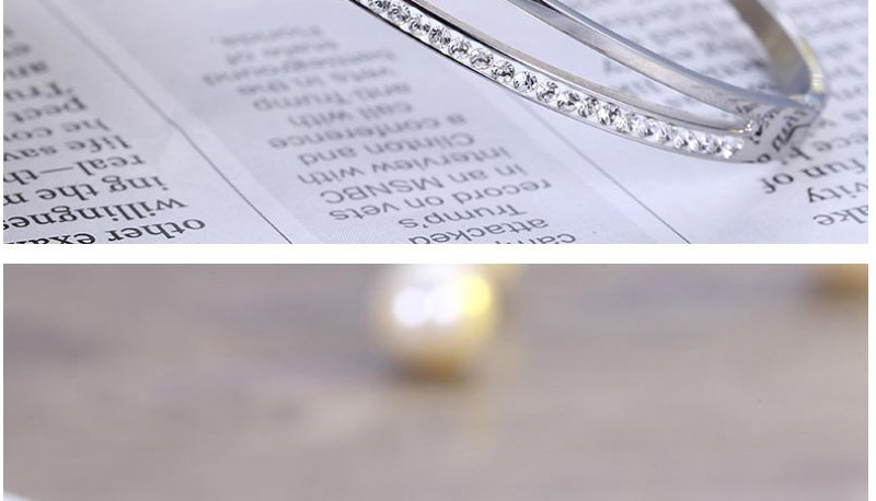 Fashion Silver Color Letter H Shape Decorated Bracelet,Bracelets