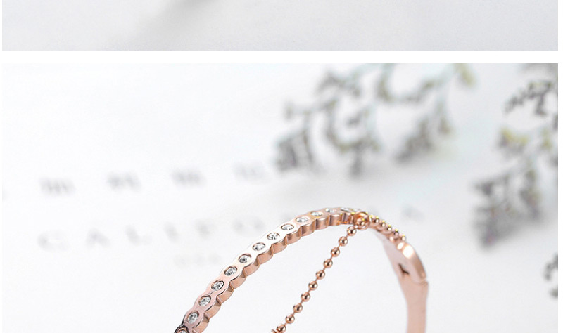 Fashion Gold Color Full Diamond Decorated Heart Shape Bracelet,Bracelets
