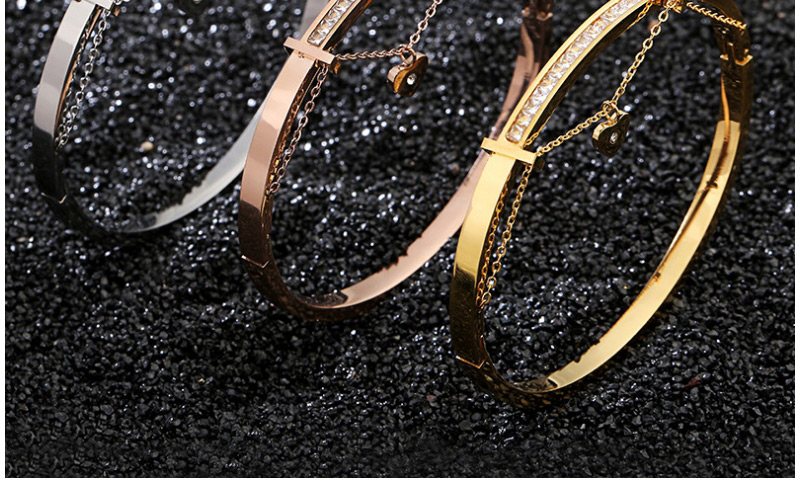 Fashion Silver Color Heart Shape Decorated Bracelet,Bracelets