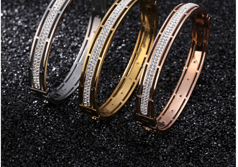 Fashion Silver Color Full Diamond Decorated Bracelet,Bracelets
